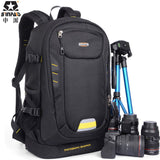 SINPAID Photo Ultra Durable Wear-resistant Waterproof Anti-theft Prevent Vibration Travel Camera Bags SLR Backpack Bag Case